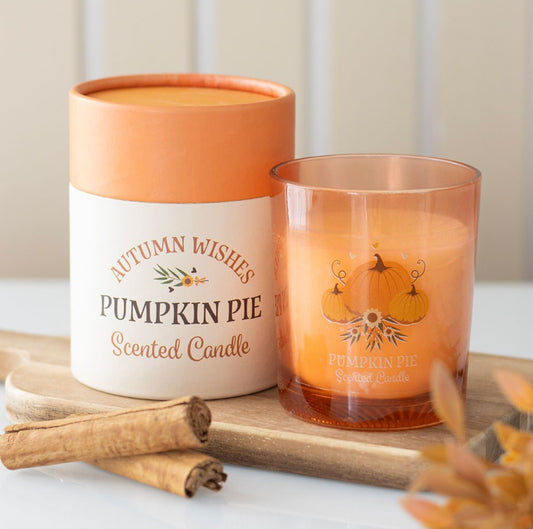 Pumpkin Pie Scented Candle Home Fragrance Autumn Halloween Ornament Decor Gift