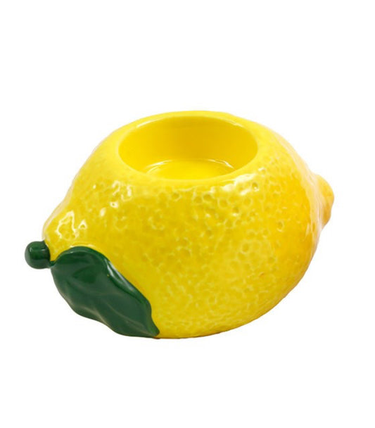 Lemon Tealight Candle Holder Home Fragrance Summer Fruit Decor Ornament Gifts