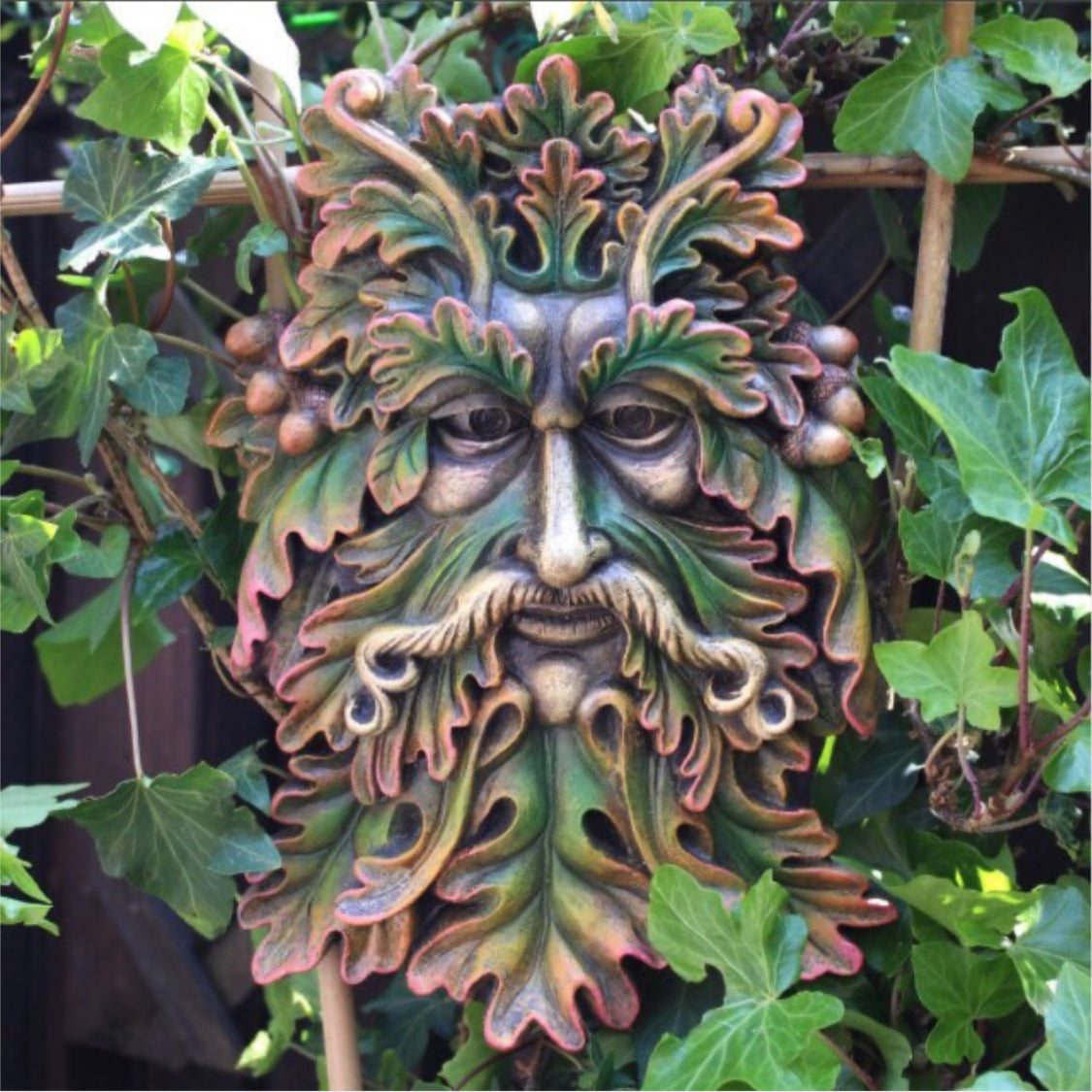 22cm Green Man Tree Man Decorative Garden Wall Plaque