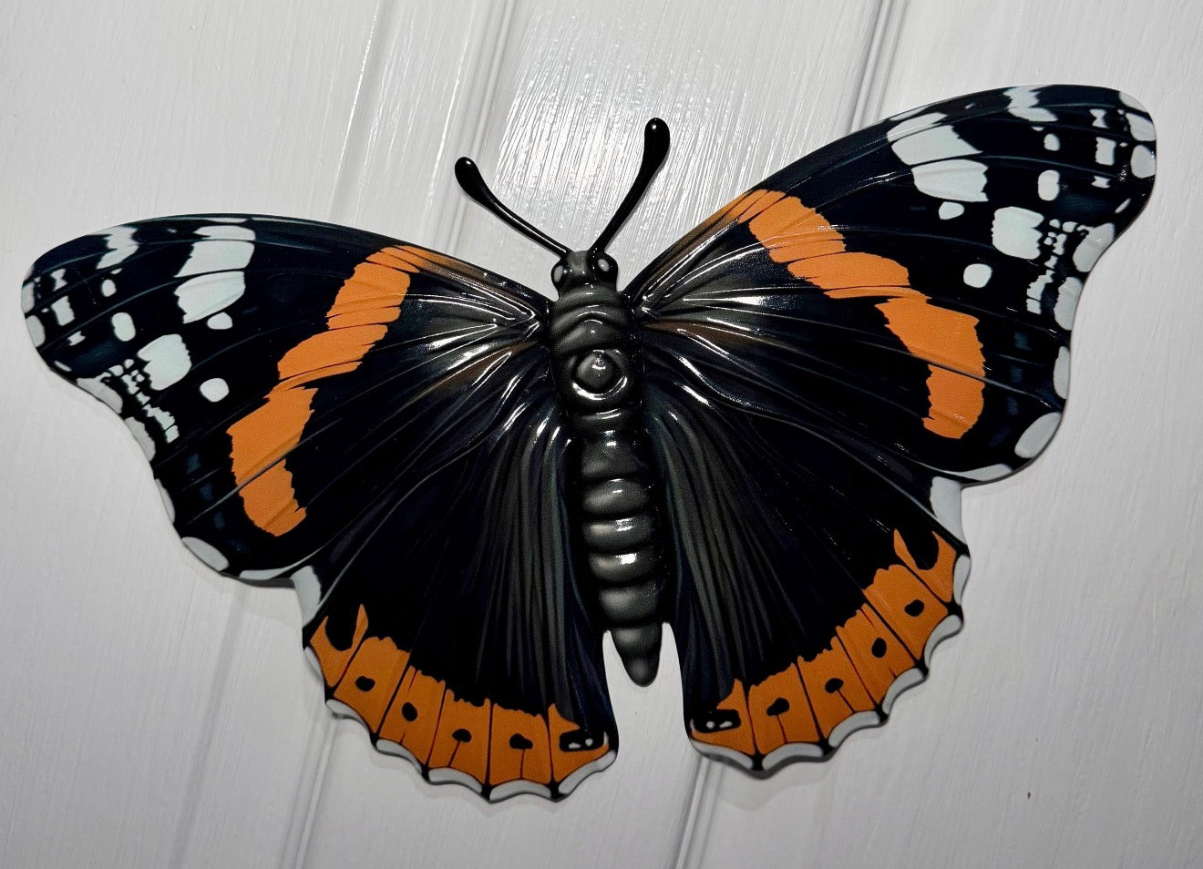 Decorative Butterfly Metal Garden Wall Art Plaques, Brighten up Fences, Walls, Sheds, Summerhouses etc. - 4 Colours
