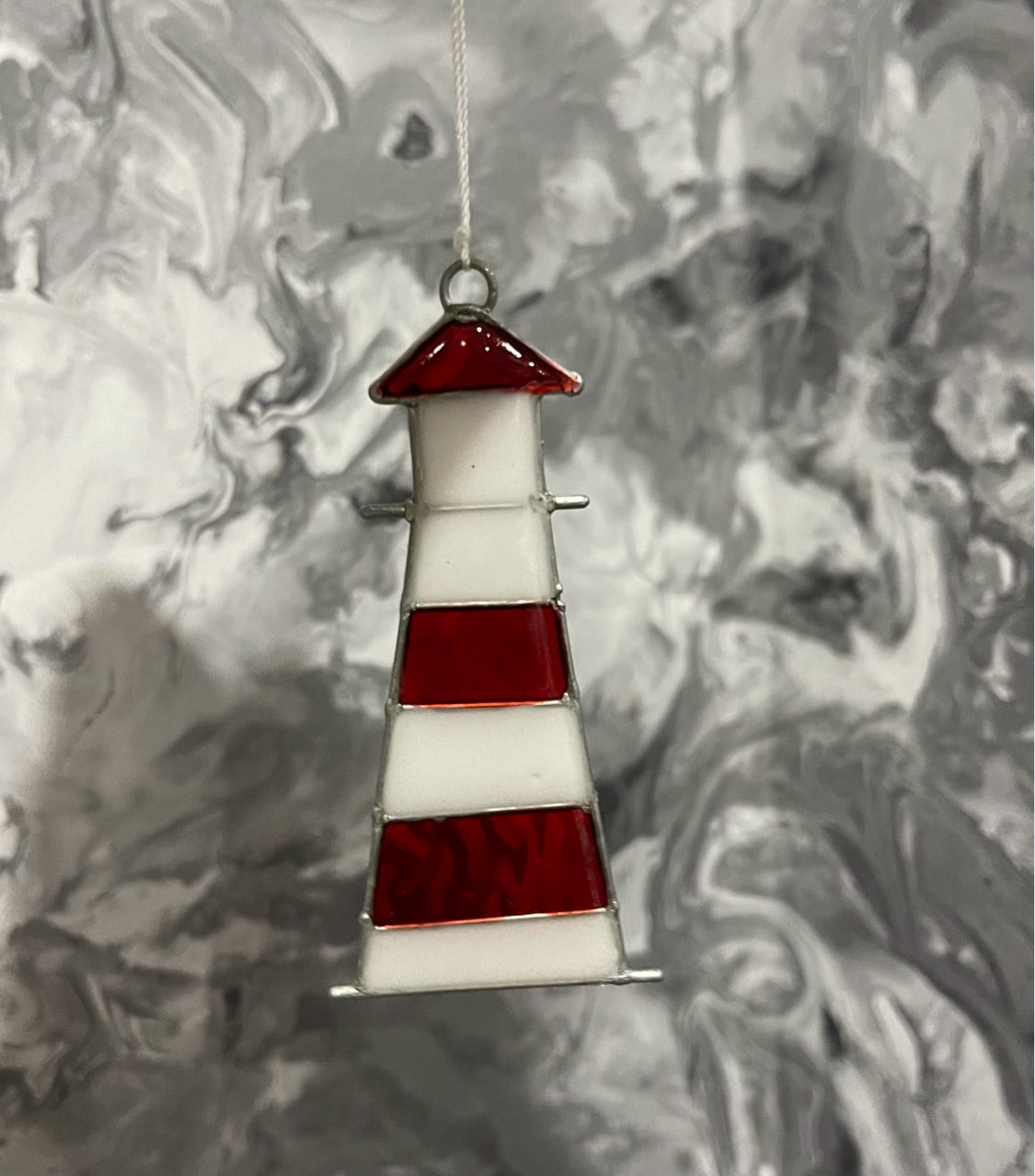 Seaside Nautical Lighthouse Sun-catcher Wind Spinner Light Catcher Window or Garden Hanging decoration