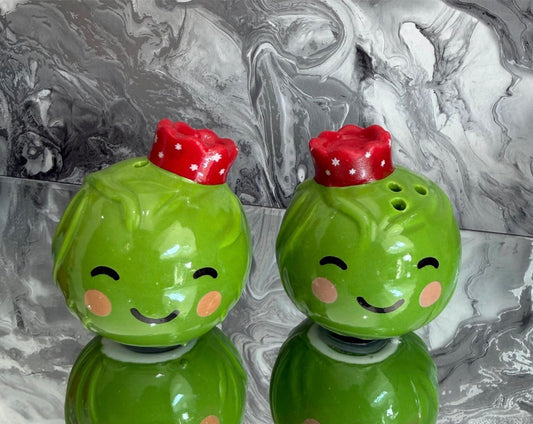 Christmas Sprout Salt & Pepper Shaker Set