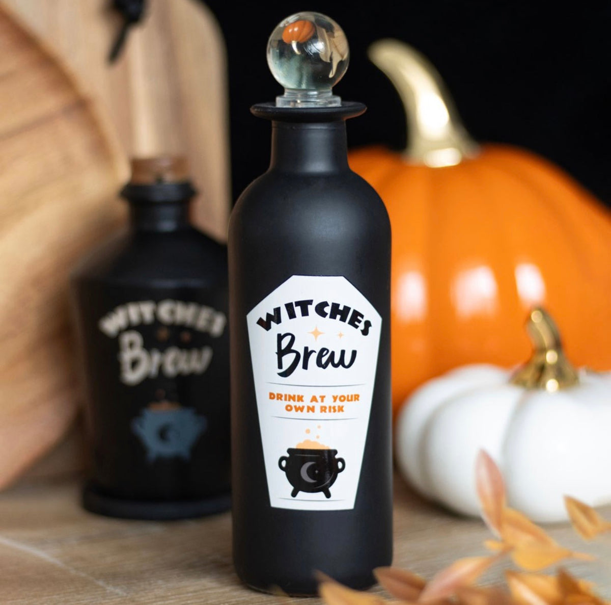 Gothic Decorative Potion Bottles – Witchy Halloween Home Décor, Various Designs