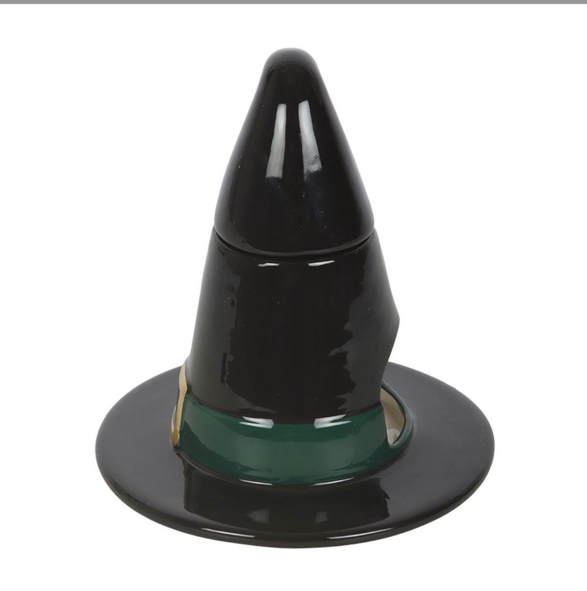Black Witch Hat Oil Burner – Green Witch Wax Melt Warmer