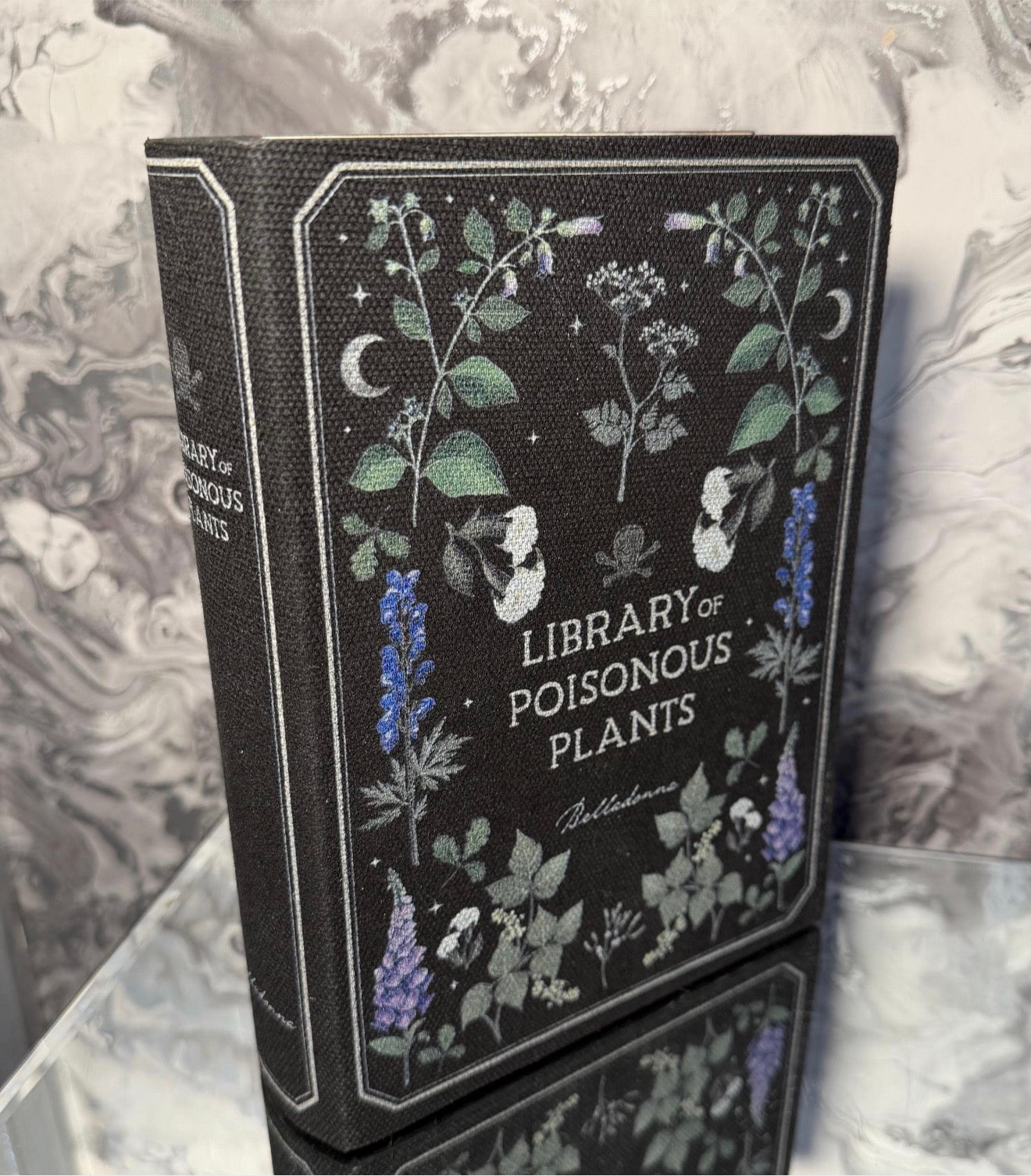 Wooden Book Storage Box – Decorative Book Shaped Keepsake Box for Bookshelf Styling – Hidden Storage Gift for Book Lovers - 4 designs