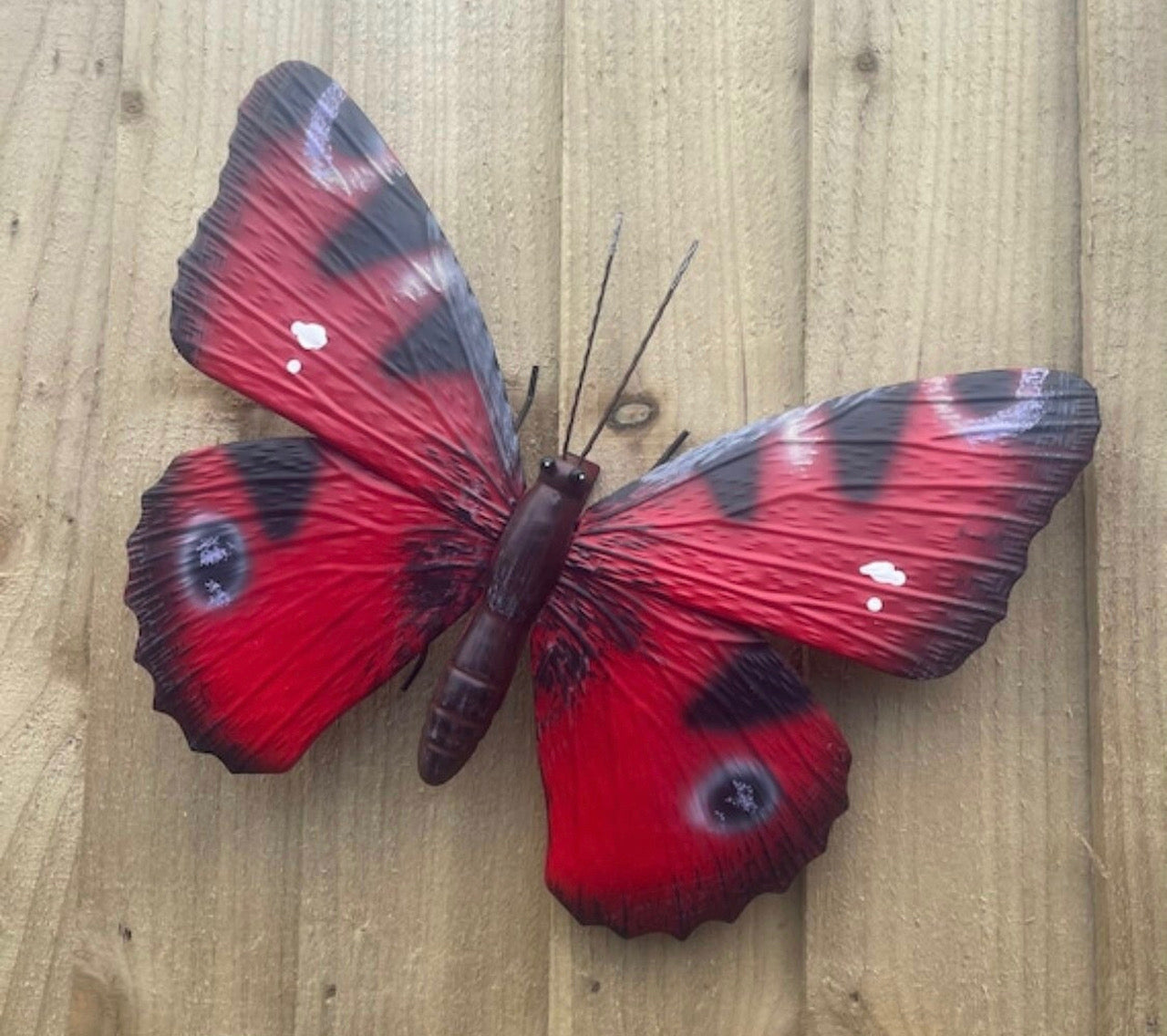 Large Metal Butterfly Garden Wall Art