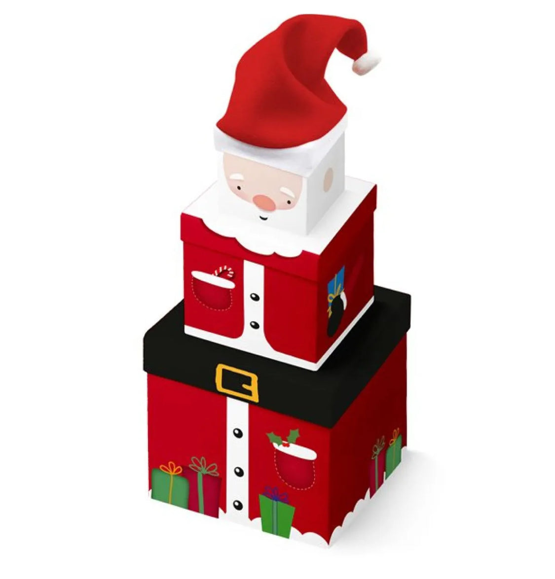 Personalised Christmas Character Stacking Gift Box Set