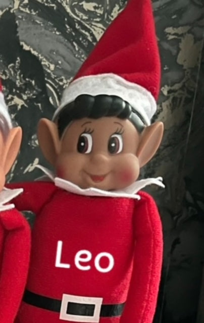 30cm Personalised Christmas Elf Bendable Poseable Plush Toy